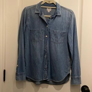 J. Crew chambray shirt